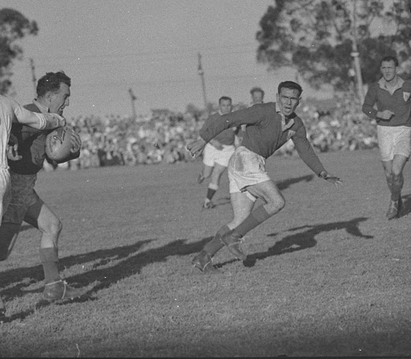 Great Britain against a Newcastle Coalfields side at Maitland Showground, 22 August 1954